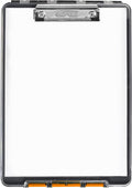 Dexas Clearview Clipcase Dry Erase clipboard, 13.75 x 9.5 Inch, Stay Organized by Dexas