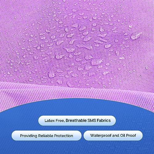 JMU 10-100 Pack Disposable Lab Coats, SMS Disposable Medical Jackets - Image 5