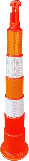 Eastern Metal 42" Stackable Ring TOP Traffic CHANNELIZER Cones W/16 lb Base - Image 4