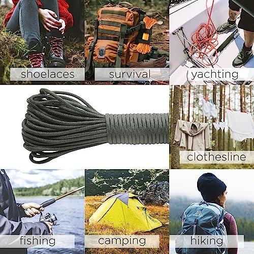 Paracord Rope 550 lb 4mm – Parachute Cord – Utility Camping Rope - Image 6
