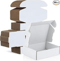 100-Pcs White Small Shipping Boxes by Unknown