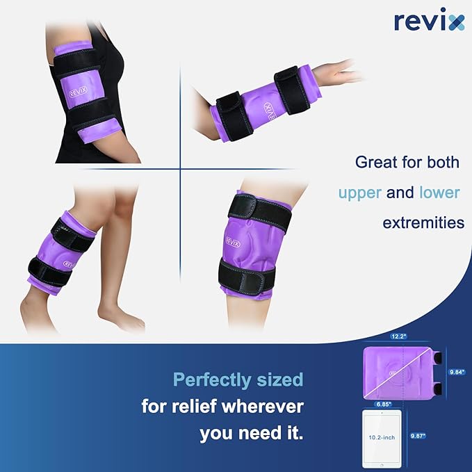 REVIX Reusable Knee Ice Pack Wrap - Image 5