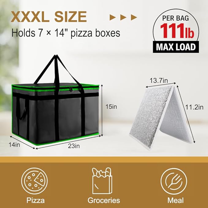 mosago Insulated Food Delivery Bag - Image 2