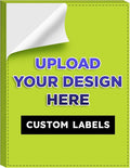 Custom Bright Neon Color Labels, Print Your Own Stickers, Upload Your Design by SSuperfinePrinting