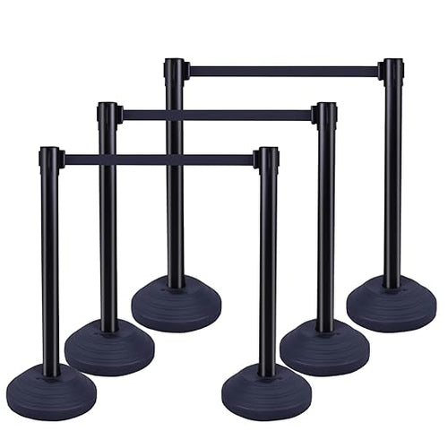 10 ft Crowd Control Stanchion Set, Crowd Control Barrier, Stanchions by YOURSAFETYOURPRIORITY