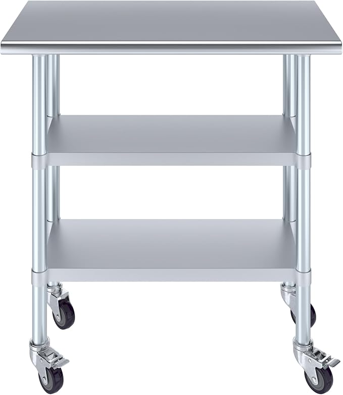 AmGood Stainless Steel Work Table - Image 2