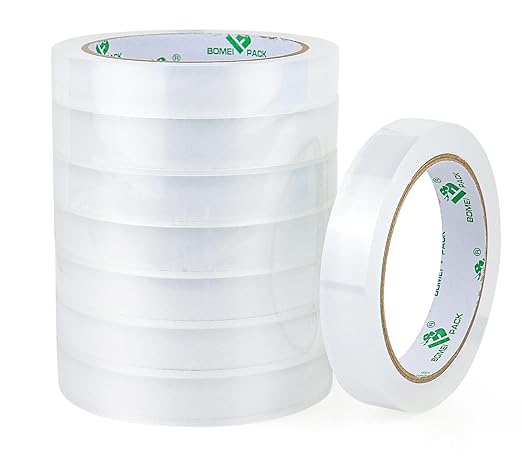 BOMEI PACK 8Rolls Clear Tape Refills by BOMEIPACK