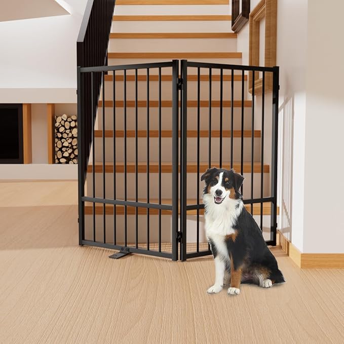 Full Metal Freestanding Dog Gate - Image 2