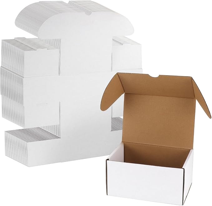 WIFTREY 40 Pack 6x4x3 Small Shipping Boxes by WIFTREY