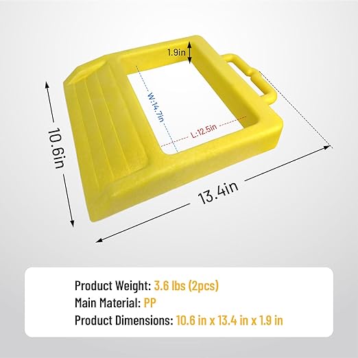 Pallet Jack Wheel Chock 2 Packs, Premium Pallet Jack Stopper - Image 2