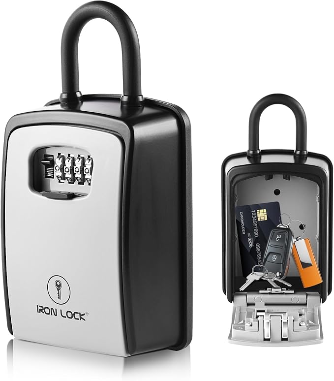 Iron Lock® Key Lock Box Portable by IronLock