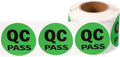 PATIKIL 360 Pcs 1 Roll QC Pass Labels, 2 Inch Circle Inventory Control Adhesive by PATIKIL