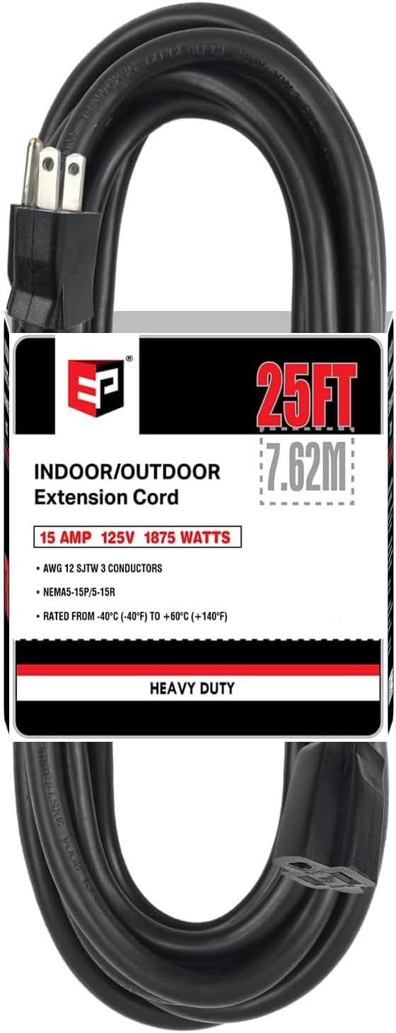 EP 25 Ft Outdoor Extension Cord by ENERGYPRO
