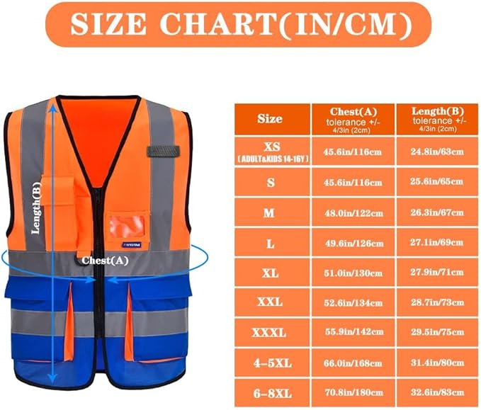 A-SAFETY Safety Vest High Visibility Working Vest - Image 3