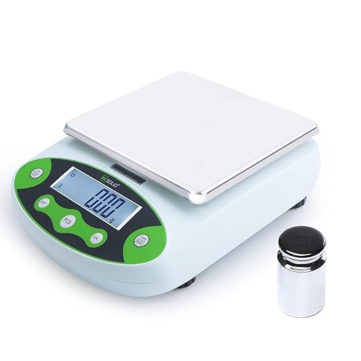 U.S. Solid Digital Analytical Balance 500g x 0.01g, High Precision Lab Scale by USSolid