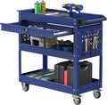 3 Tier Rolling Tool Cart, Heavy Duty Service Cart on Wheels by KIEPERI