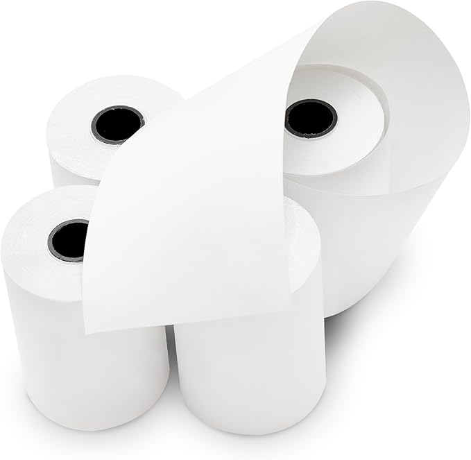 2 1/4 x 85' First Data FD130 FD50 FD400 FD55 FD100Ti Thermal Paper - Image 5