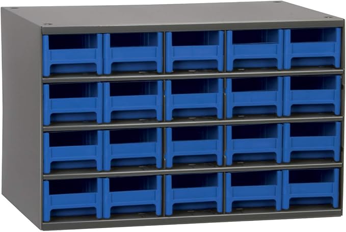 Akro-Mils Steel Garage Storage Cabinet, Small Parts Organizer Metal Cabinet by Akro-Mils