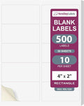 NextDayLabels – 4” x 2” Rectangular Sticker Labels by NextDayLabels