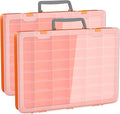 Bluedale 2 Pack 48 Grids Large Plastic Organizer Box by Bluedale