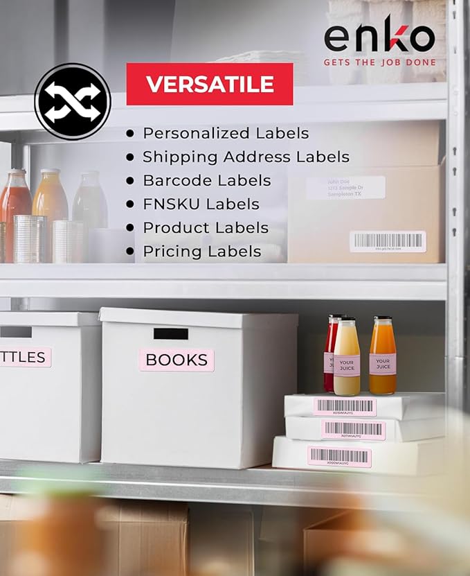 enKo Address, Shipping & Barcode Labels 30252 - Image 5