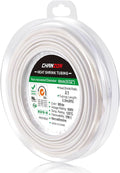Chanzon 2:1 Ratio 5/32" Heat Shrink Tubing 8Ft Roll White Polyolefin Sleeving by Chanzon