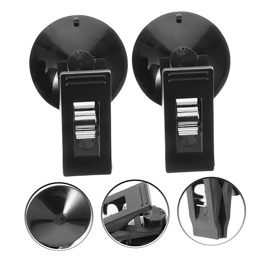 Mikinona 1 Pair Car Suction Cup Clamp Car Mounted Clamp Car Accessory Car - Image 6