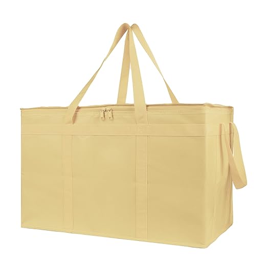 Bodaon 2-Pack Insulated Pizza Delivery Bags, XXX-Large Commercial Food Delivery by Bodaon