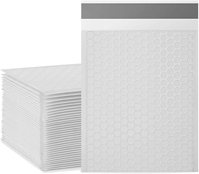 packbabol Bubble Mailers, 8.5x11 Inch Poly Padded Bubble Mailers Pack of 50 by packbabol