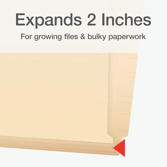 Pendaflex End Tab Fastener File Folder, Manila Folders - Image 6
