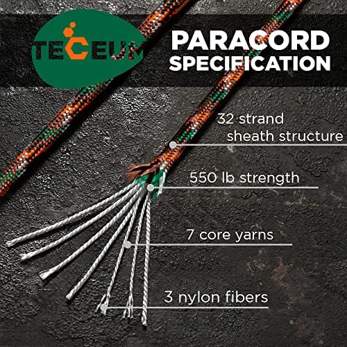 Paracord Rope 550 lb 4mm – Parachute Cord – Utility Camping Rope - Image 2