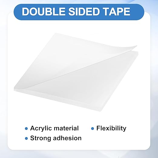 uxcell 30Pcs Double Sided Adhesive Pads, 1.38" x 1.38" Clear Removable Heavy - Image 3