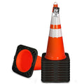 Pyle 28" Traffic Cones, Parking Lots, Sports Training, and Construction Zones by PyleUSA