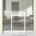 41" Extra Tall Cat Gate for Doorway, 54.5-60.2'' Metal Pet Baby Safe Gate by THEYFIRST