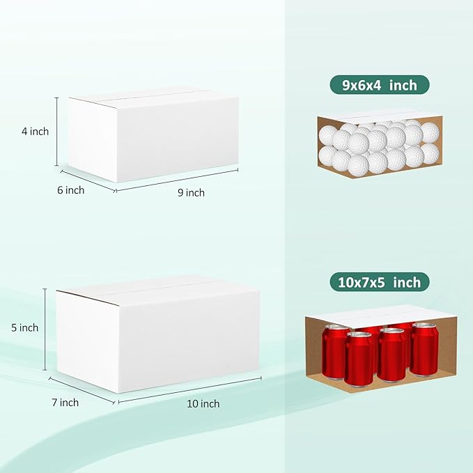 Eupako 30 Pack Small Shipping Boxes Assorted Sizes, Cardboard Boxes - Image 2