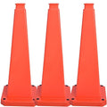 BESEA 3 Pack 28" Bright Orange Traffic Safety Cones by BeSea