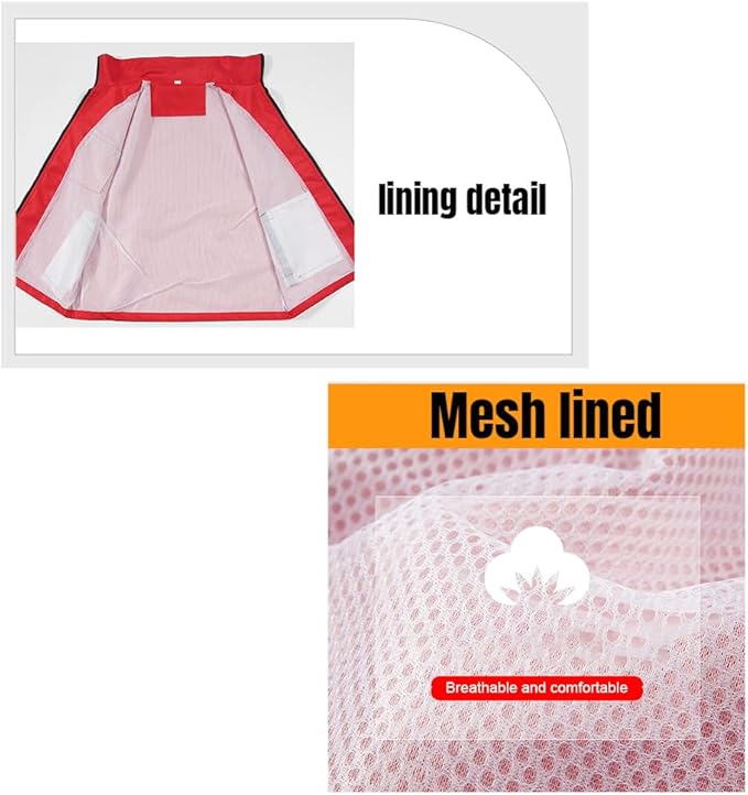 YOWESHOP Lightweight Zip-Up Safety Vest - Image 3
