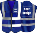YOWESHOP High Visibility Safety Vest Custom Your Logo Protective Workwear 5 by YOWESHOP