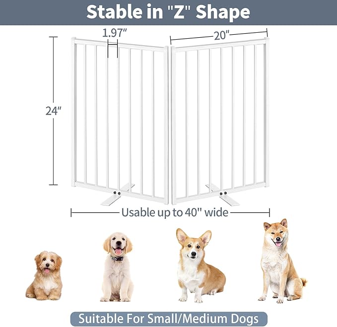 Metal Freestanding Dog Gates - Image 5