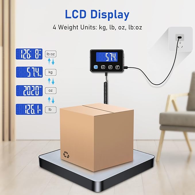 Shipping Scale, 440lb/0.5oz High Accuracy Digital Scale - Image 3