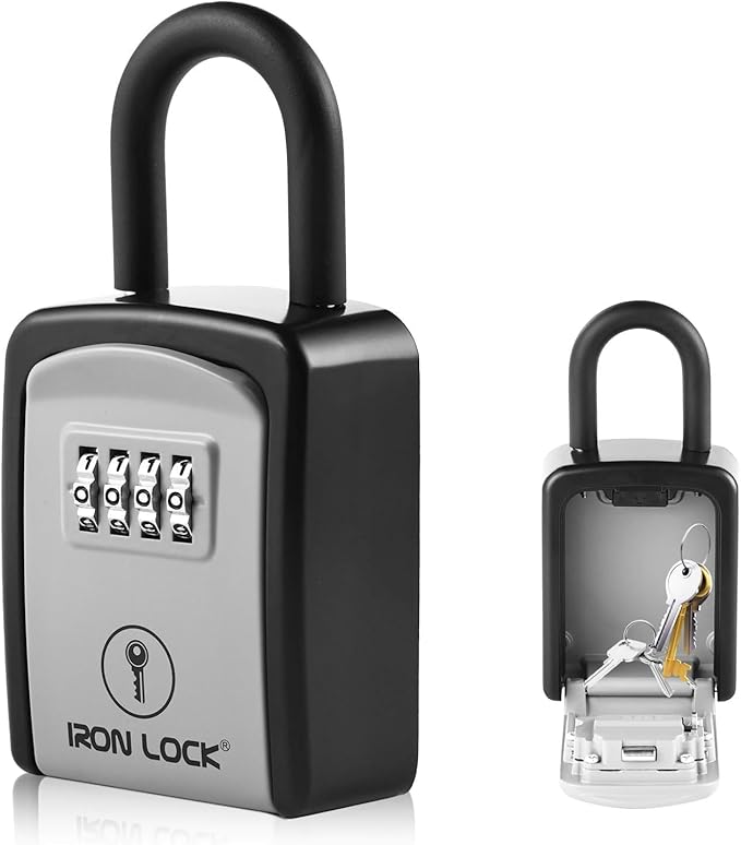 Iron Lock® Key Lock Box Portable by IronLock