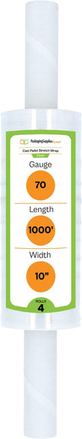 PSBM Stretch Wrap with Handles, 4 Pack, 10 Inch x 1000 Feet, 70 Gauge by PackagingSuppliesbymail