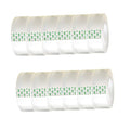 12 Pack Transparent Tape Clear Tape Refills Rolls Each Roll 3/4 x 1000 Inches by WUKAKA