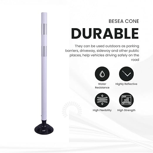 BESEA 8PCS 48" Traffic Delineator Posts - Image 5
