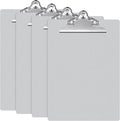 Mimorou 4 Pcs Metal Clipboard Heavy Duty Aluminum Clipboards 12 x 9 Inch Metal by Mimorou
