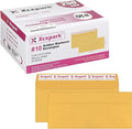 250 PCS #10 Golden Self Seal Kraft Security Envelopes by Xxcxpark