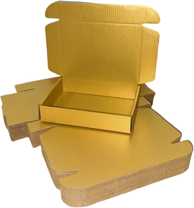 12 Pcs 14.2 x 11.8 x 2.4 inches Large Szie Corrugated Cardboard Gift Boxes - Image 4