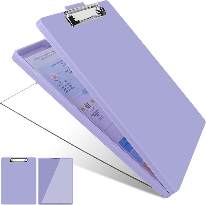 Clipboard with Storage, Three-Tier Box Clipboards, Storage Clipboard with Clip by SFLHHDM