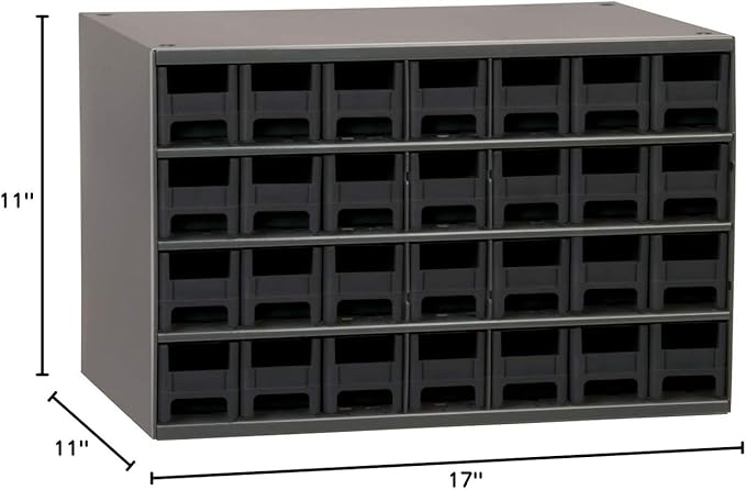 Akro-Mils Steel Garage Storage Cabinet, Small Parts Organizer Metal Cabinet - Image 5
