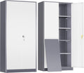 Greenvelly Metal Garage Storage Cabinet by Greenvelly